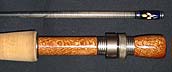 Amboyna Insert Reel Seat for Fly Rod