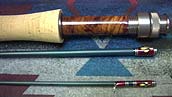Amboyna Insert Reel Seat for Fly Rod