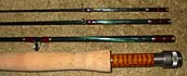 Amboyna Insert Reel Seat for Fly Rod