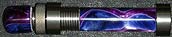 Blue & Purple Acrylic Insert Reel Seat for Fly Rod