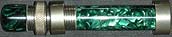 Green Flake Acrylic Insert Reel Seat for Fly Rod