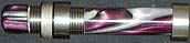 Purple Acrylic Insert Reel Seat for Fly Rod