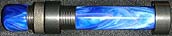 Sooo Blue Acrylic Insert Reel Seat for Fly Rod