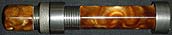 Tiger's Eye Acrylic Insert Reel Seat for Fly Rod