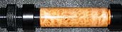 Big Leaf Maple Burl Insert Reel Seat for Fly Rod